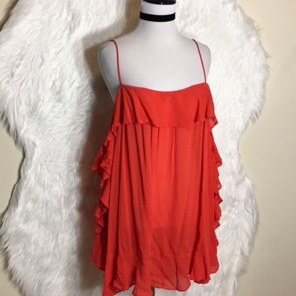 Free People Cascade Coral Top - Picture 4 of 7